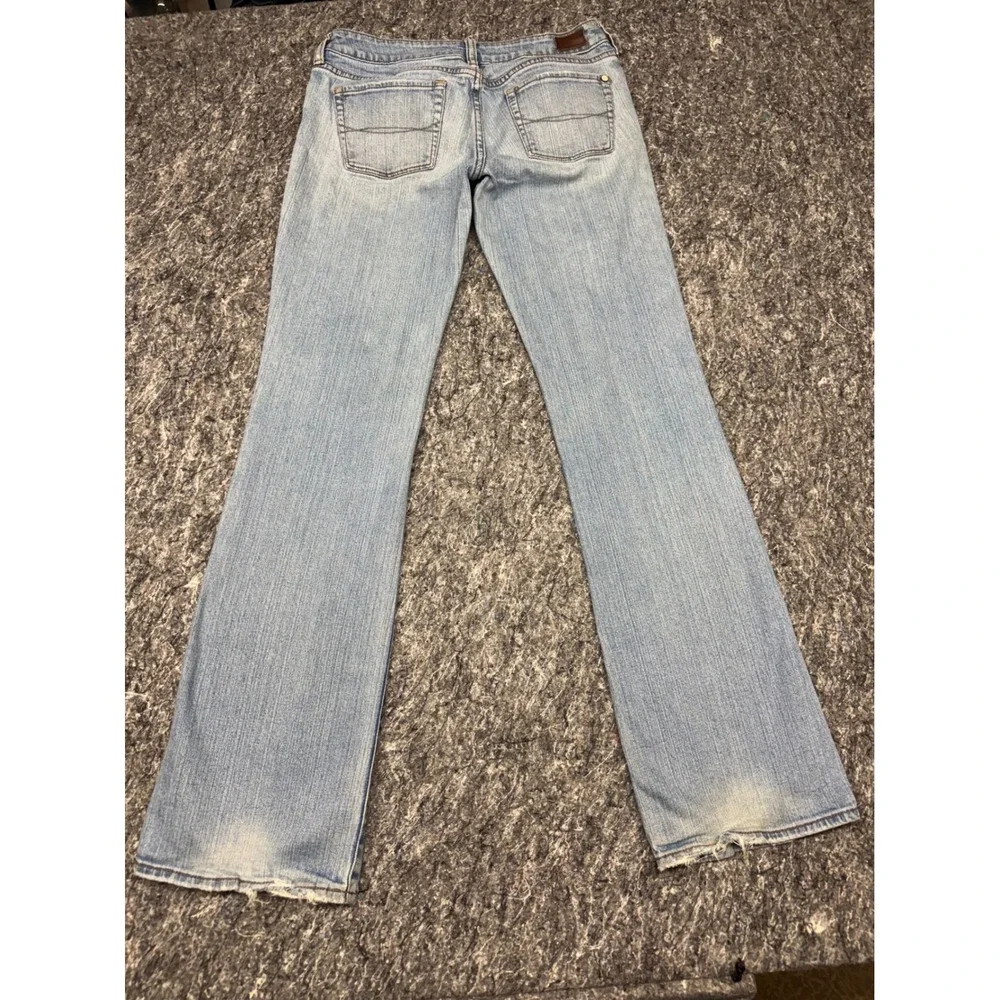 Bullhead Laguna Bootcut Jeans Light Wash Low Rise Size 7 Long Stretch Denim - Picture 10 of 15